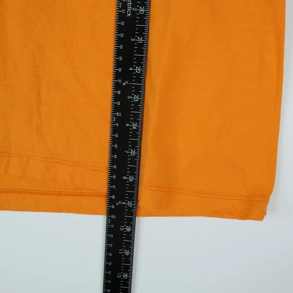 The Nike Tee Mens Medium Orange‎ Center Swoosh Air Short Sleeve T-Shirt